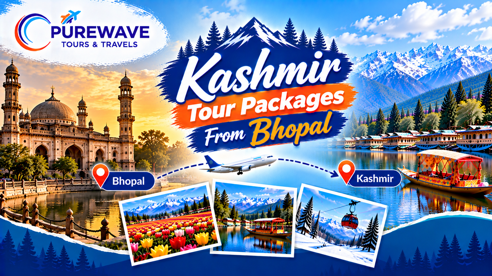 Kashmir Tour Packages From Bhopal