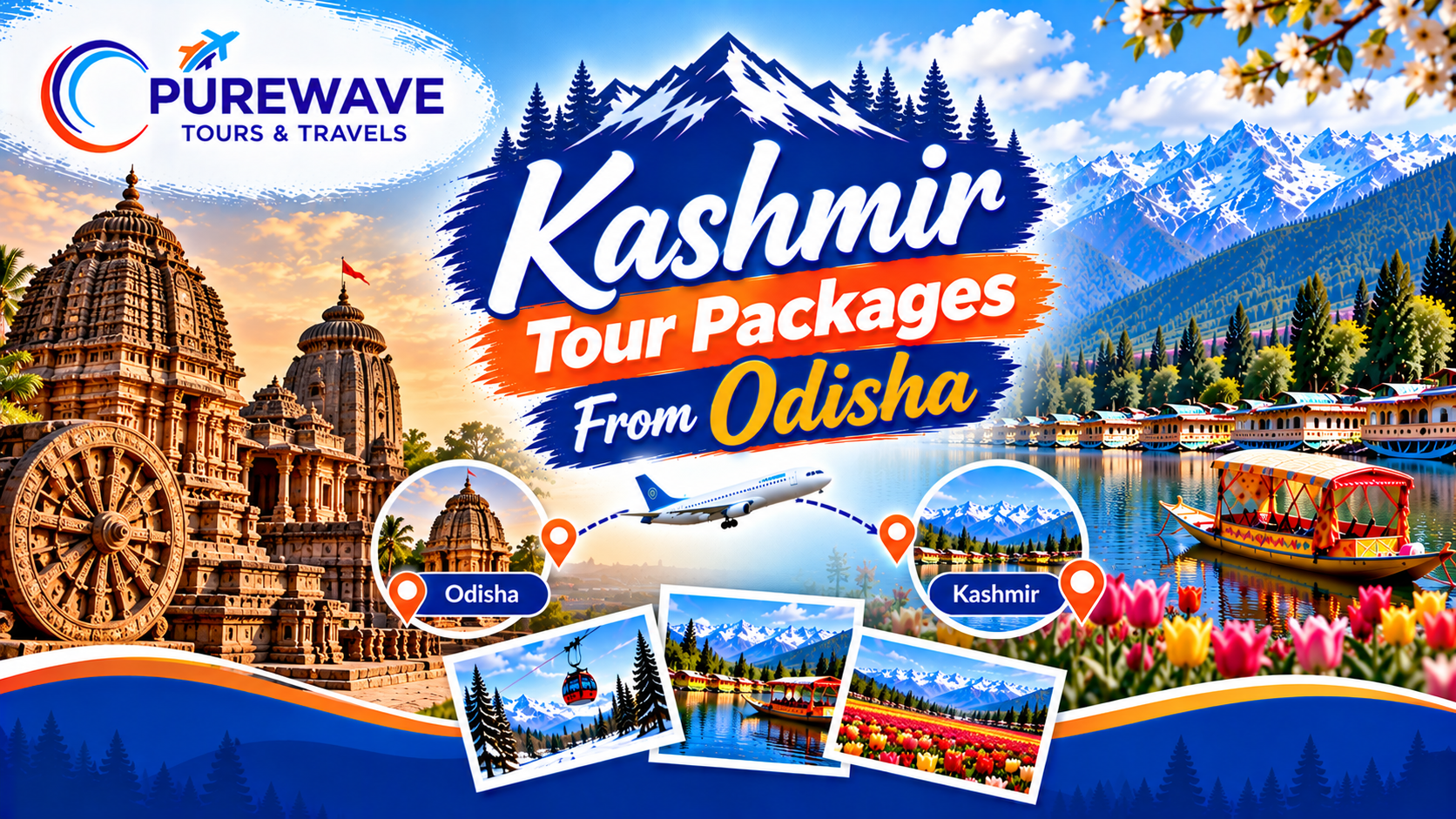 Kashmir Tour Packages From Odisha