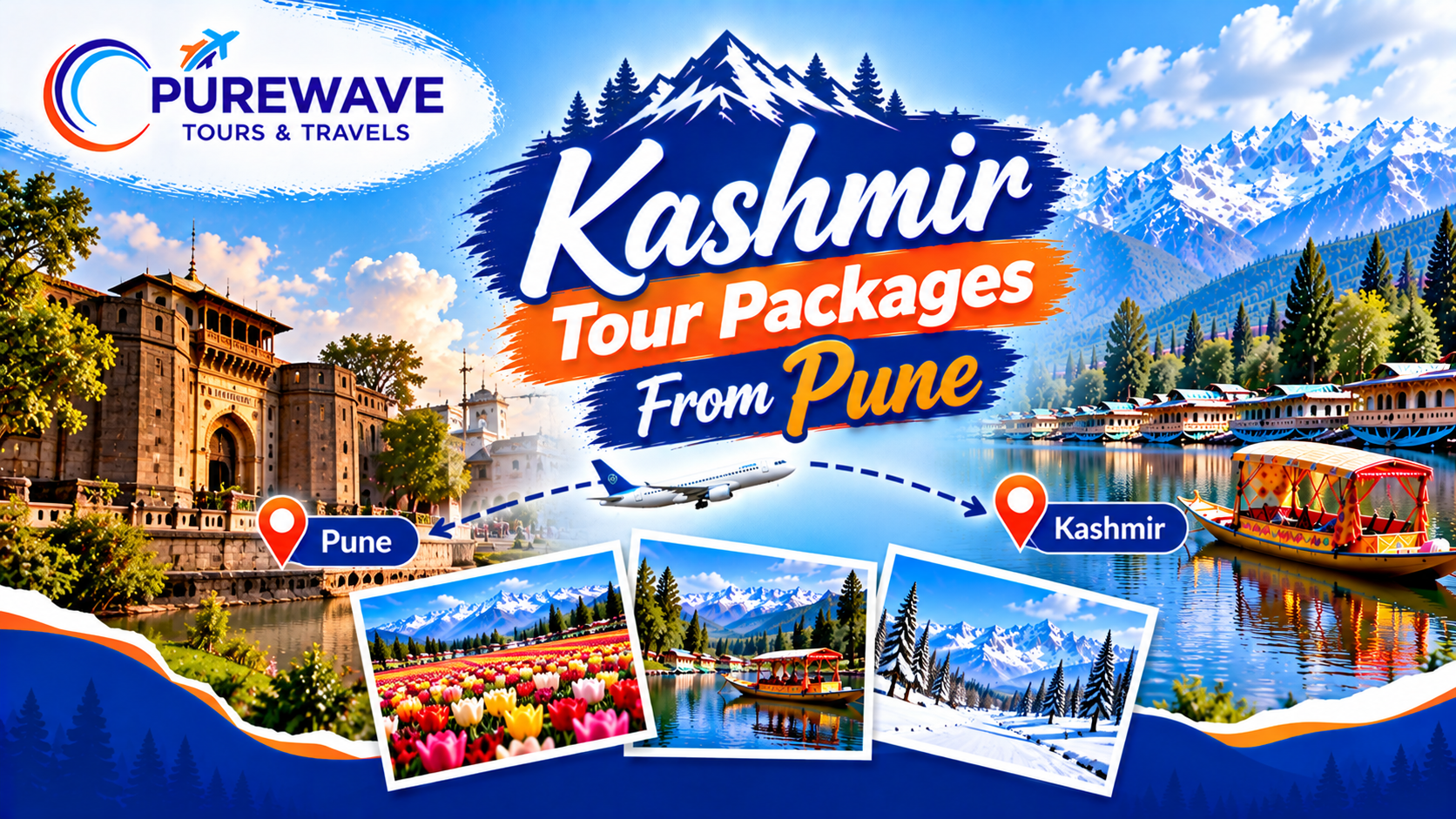 Kashmir Tour Packages From Pune - Purewave Tours & Travels